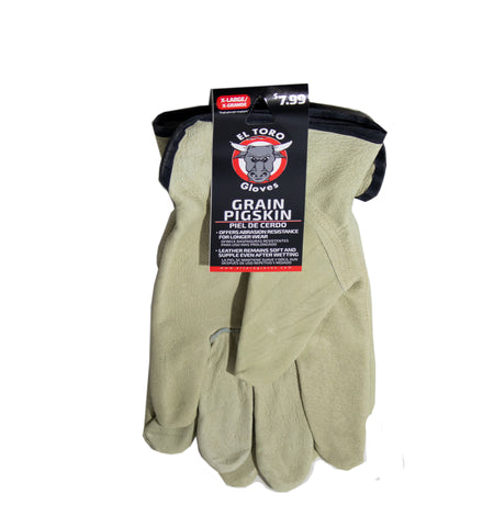 El Toro Gloves - Grain Pigskin XL
