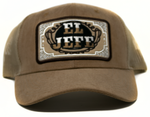 Baseball Cap Western Patch El Jefe, Khaki