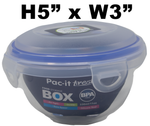 Food Container, 11oz  Round Snap