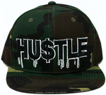 Snapback Cap Hustle Drip, Camo